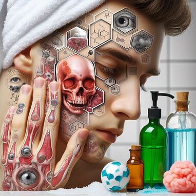 عوارض صابون‌های شیمیایی برای پوست | چرا استفاده روزانه از صابون صنعتی خطرناک است؟